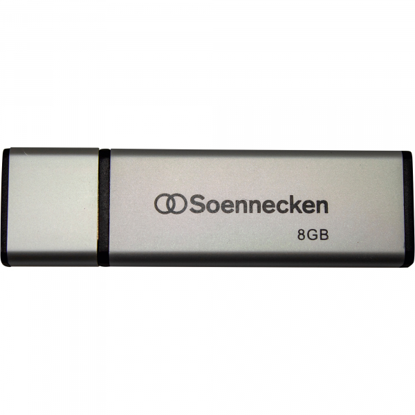 4003630000798 - USB-Stick 71616 USB 20 schwarz silber 8 GB 4003630000798 Soennecken