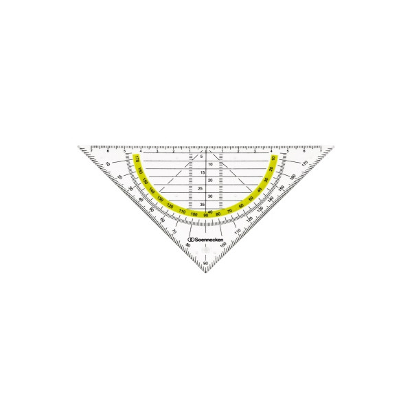 4003630004451 - Kunststoff-Geometriedreieck 1823 transparen 16cm 4003630004451 Soennecken