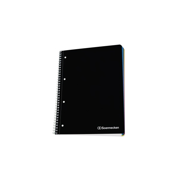 4003630006929 - Collegeblock 3096 Meetingbook kariert   kariert Rand links A4 90g schwarz 80 Blatt 4003630006929 Soennecken