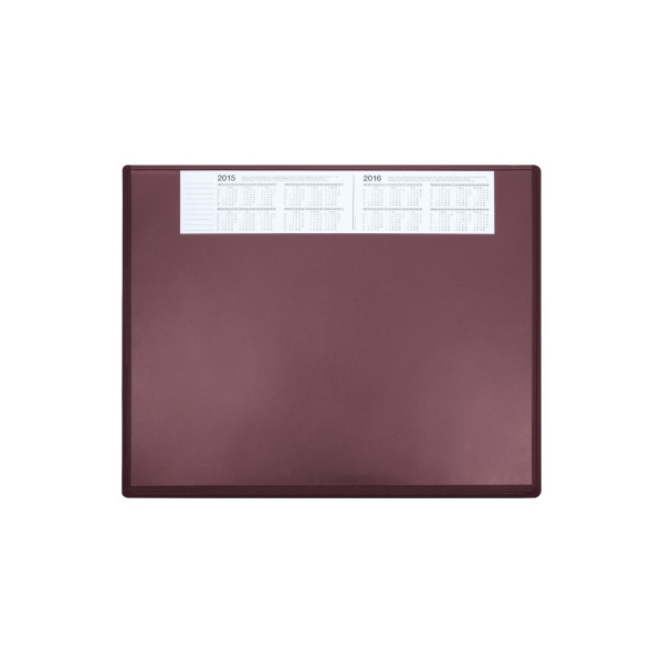 4003630009296 - Schreibunterlage 3657 mit Kalenderstreifen bordeaux 63x50cm Kunststoff 4003630009296 - Schreibunterlage 3657 mit Kalenderstreifen bordeaux 63x50cm Kunststoff