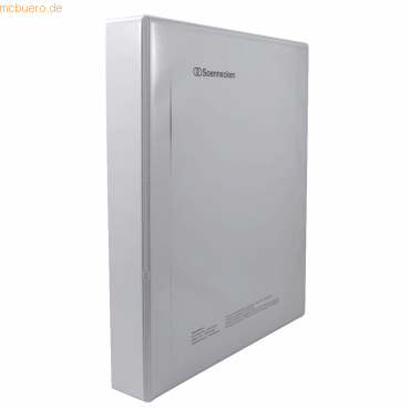 4003630015358 - Präsentationsringbuch 4142 A4+ 2 Ringe 30mm Ring-Ø Polypropylen 2 Außentaschen 1 Innentasche weiß 4003630015358 Soennecken