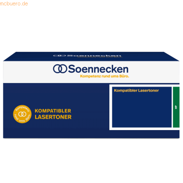 4003630018755 - Toner kein Originalzubehör Kompatibel mit hp 410X 81637 ca 5000 Seiten magenta - Soennecken