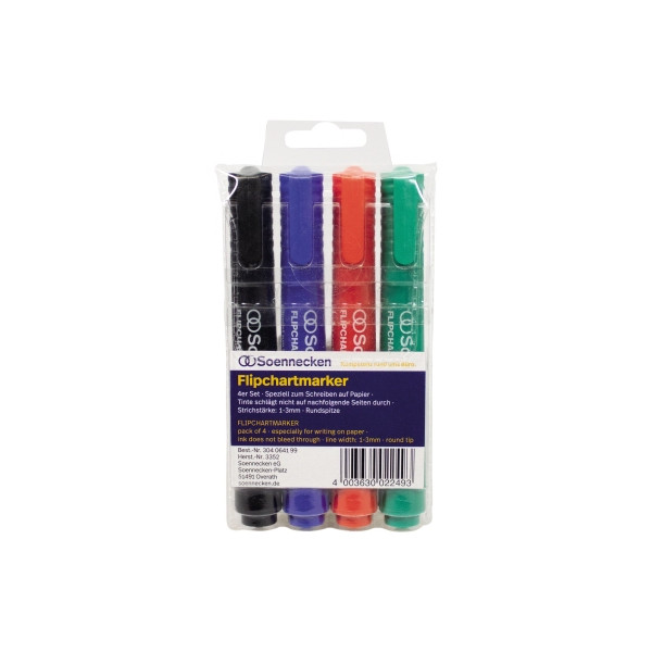 4003630022493 - Flipchartmarker 3352 Pack rotblaugrünschwarz 1-3mm Rundspitze 4003630022493 4 Stück 4003630022493 - Flipchartmarker 3352 Pack rotblaugrünschwarz 1-3mm Rundspitze 4003630022493 4 Stück