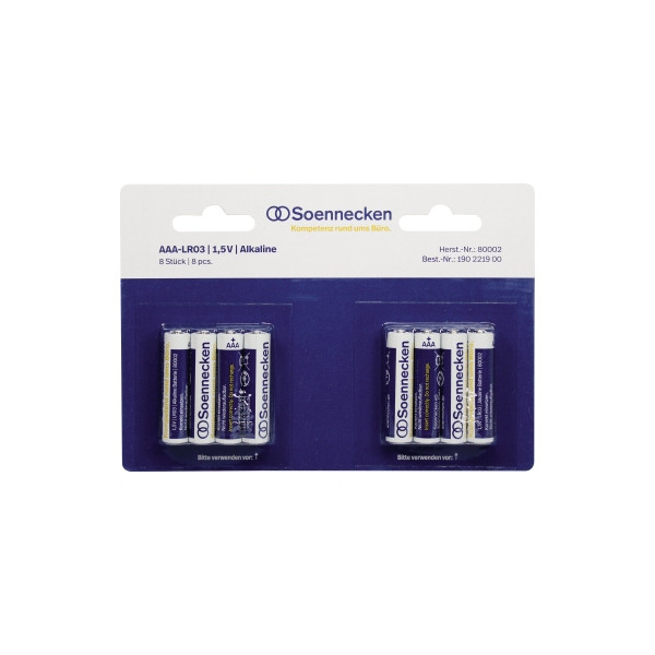 4003630022851 - Batterie 80002 Micro AAA LR03 15 V 4003630022851 80002 8 Stück 4003630022851 - Batterie 80002 Micro AAA LR03 15 V 4003630022851 80002 8 Stück