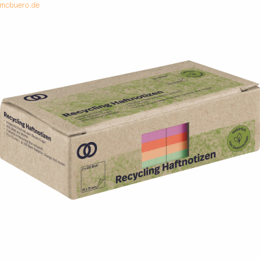 4003630022981 - Haftnotizen 5873 oeco Recycling 75x75mm kiwigrün orange rot violett quadratisch 4003630022981 2 Stück 4003630022981 - Haftnotizen 5873 oeco Recycling 75x75mm kiwigrün orange rot violett quadratisch 4003630022981 2 Stück