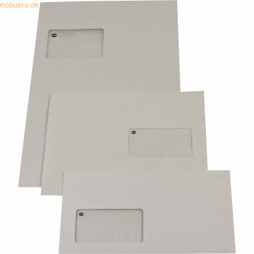 4003630025135 - Versandtaschen oeco 2957 C4 ohne Fenster selbstklebend 100g grau 4003630025135 250 Stück