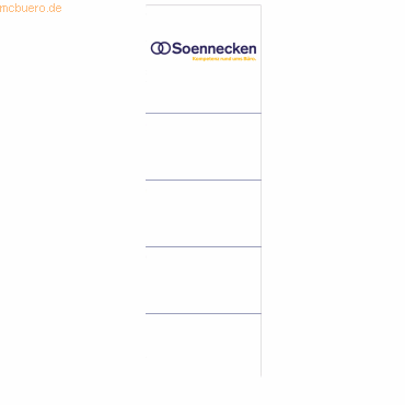 4003630128584 - Ordneretikett 3350 breit kurz sk weiß 4003630128584 3350 10 Stück 4003630128584 - Ordneretikett 3350 breit kurz sk weiß 4003630128584 3350 10 Stück