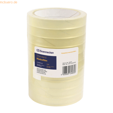 4003630134707 - Klebeband 5845 15mm x 66m transparent 4003630134707 5845 10 Stück