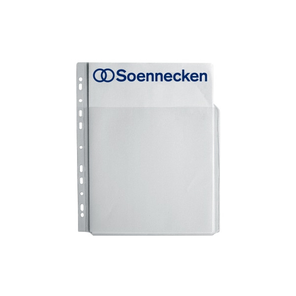 4003630752925 - Prospekthüllen COMBI 1601 mit Falte A4 transparent genarbt oben offen 018mm 4003630752925 5 Stück