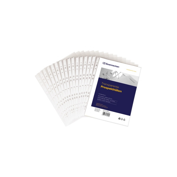 4003630756626 - Prospekthüllen 1503 A4 transparent genarbt oben offen 0055mm 4003630756626 100 Stück 4003630756626 - Prospekthüllen 1503 A4 transparent genarbt oben offen 0055mm 4003630756626 100 Stück