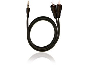 4003635840122 - Oehlbach - rca D1C84012 Klinke   Cinch Audio Anschlusskabel [2x Cinch-Stecker - 1x Klinkenstecker 35 mm] 050