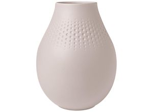 4003686415898 - Villeroy & Boch Vase PERLE MANUFACTURE COLLIER (DH 16x20 cm) DH 16x20 cm beige Blumenvase Blumengefäß