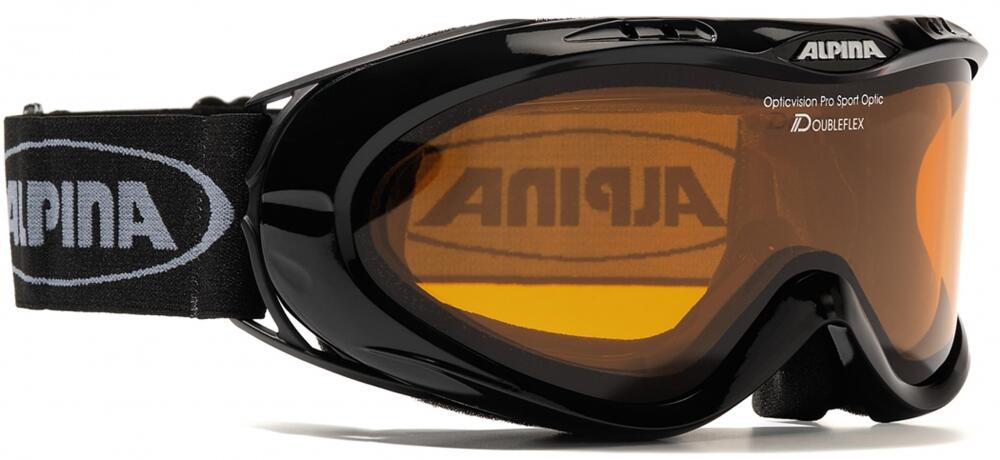 4003692075079 - Opticvision Brillenträger Skibrille (Farbe 131 schwarz Scheibe DOUBLEFLEX)