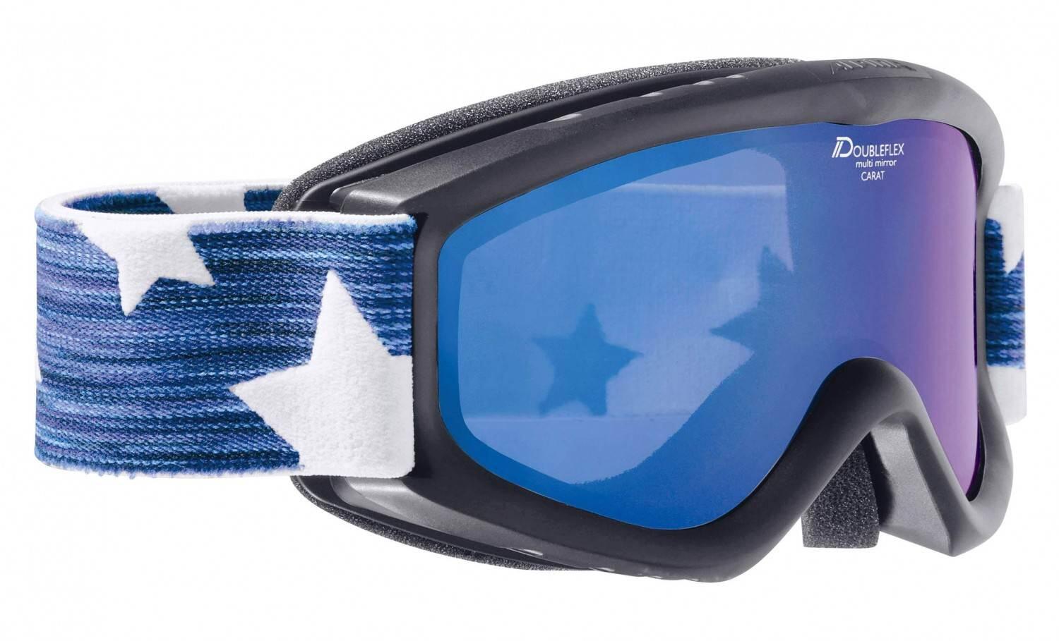 4003692232311 - Carat D Multimirror Kinderskibrille (Farbe 832 schwarz Scheibe MULTIMIRROR blau)