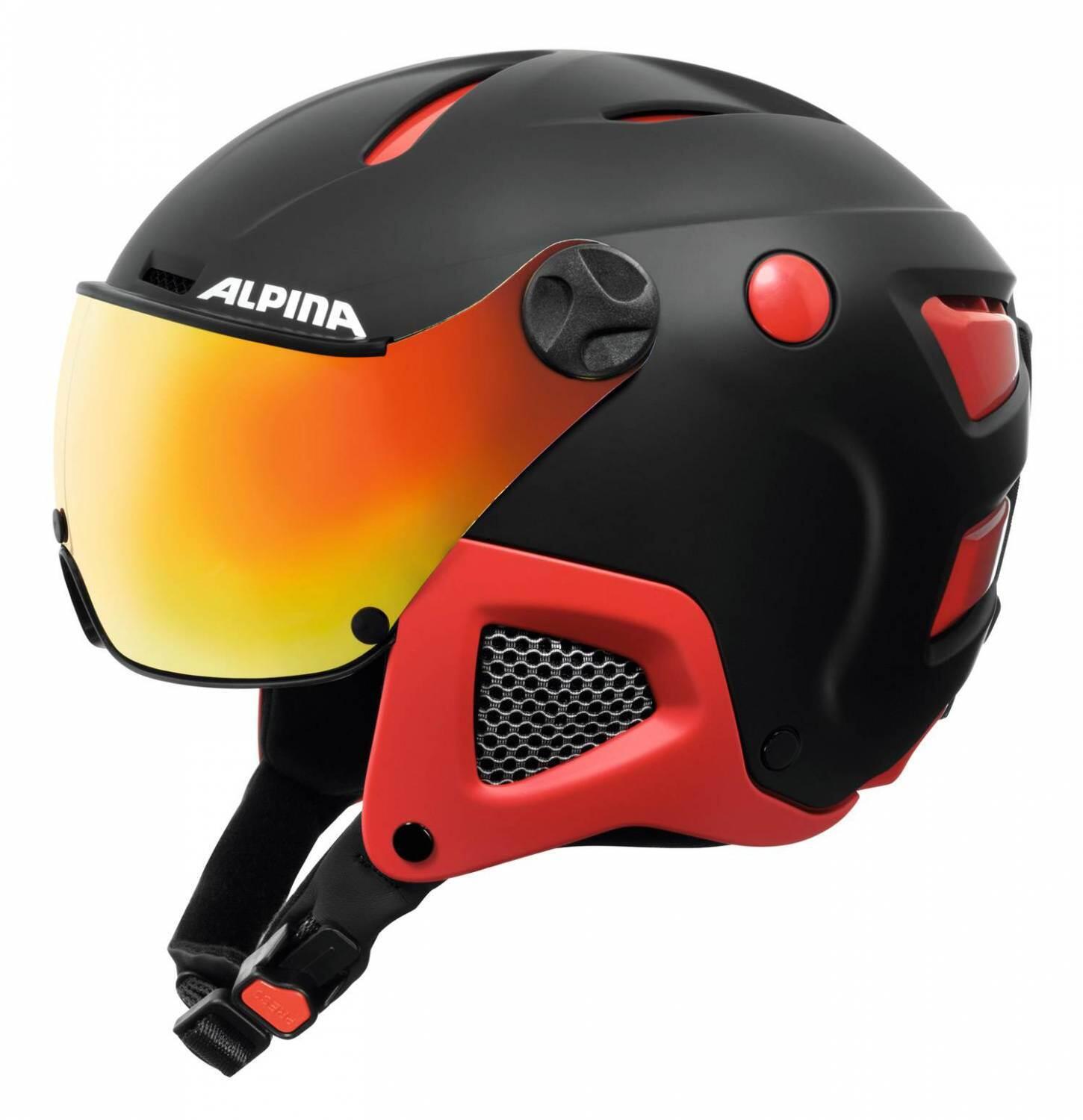 4003692233691 - Attelas Visor QVM Skihelm (58-61 cm 31 black red matt)