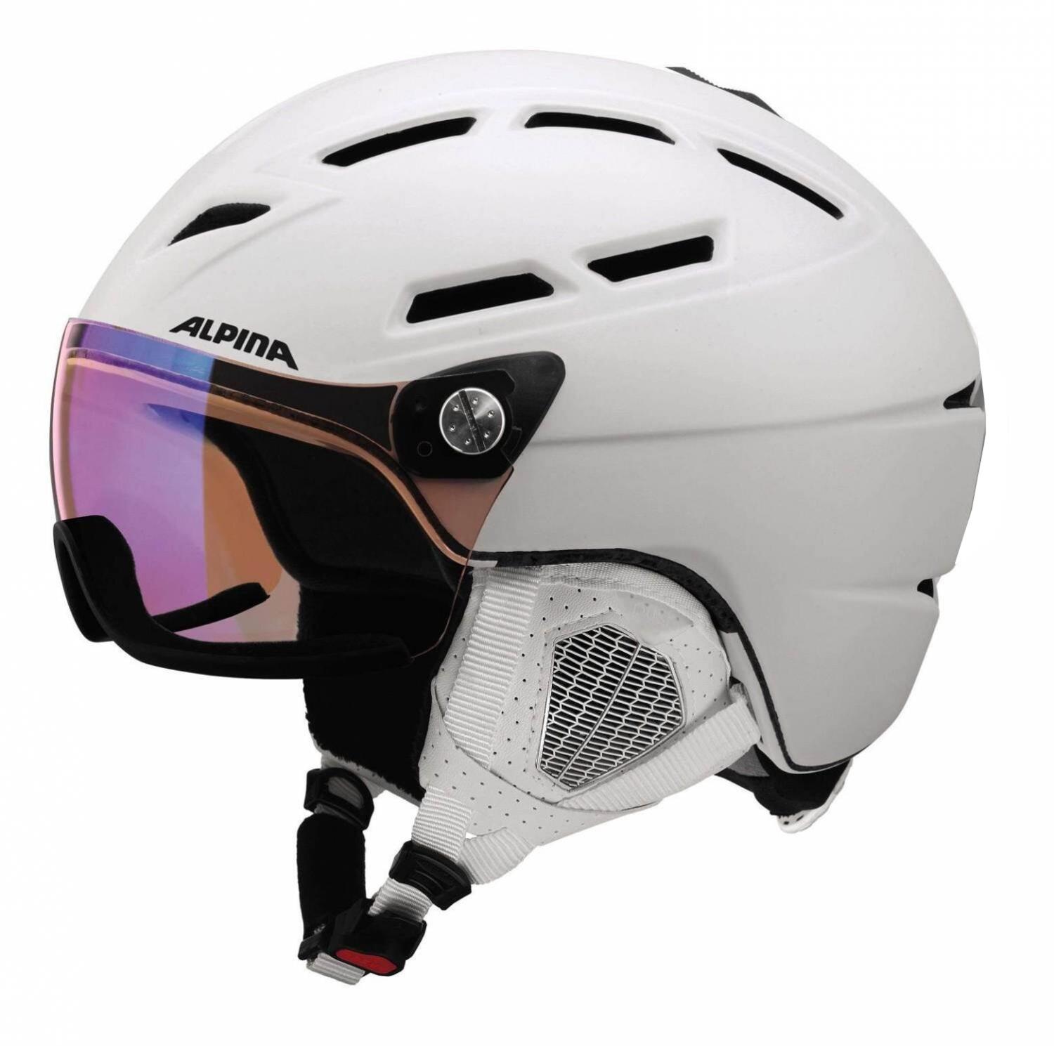 4003692233820 - Griva Visor Varioflex HM Damen Skihelm (Größe 52-56 cm 10 white matt)