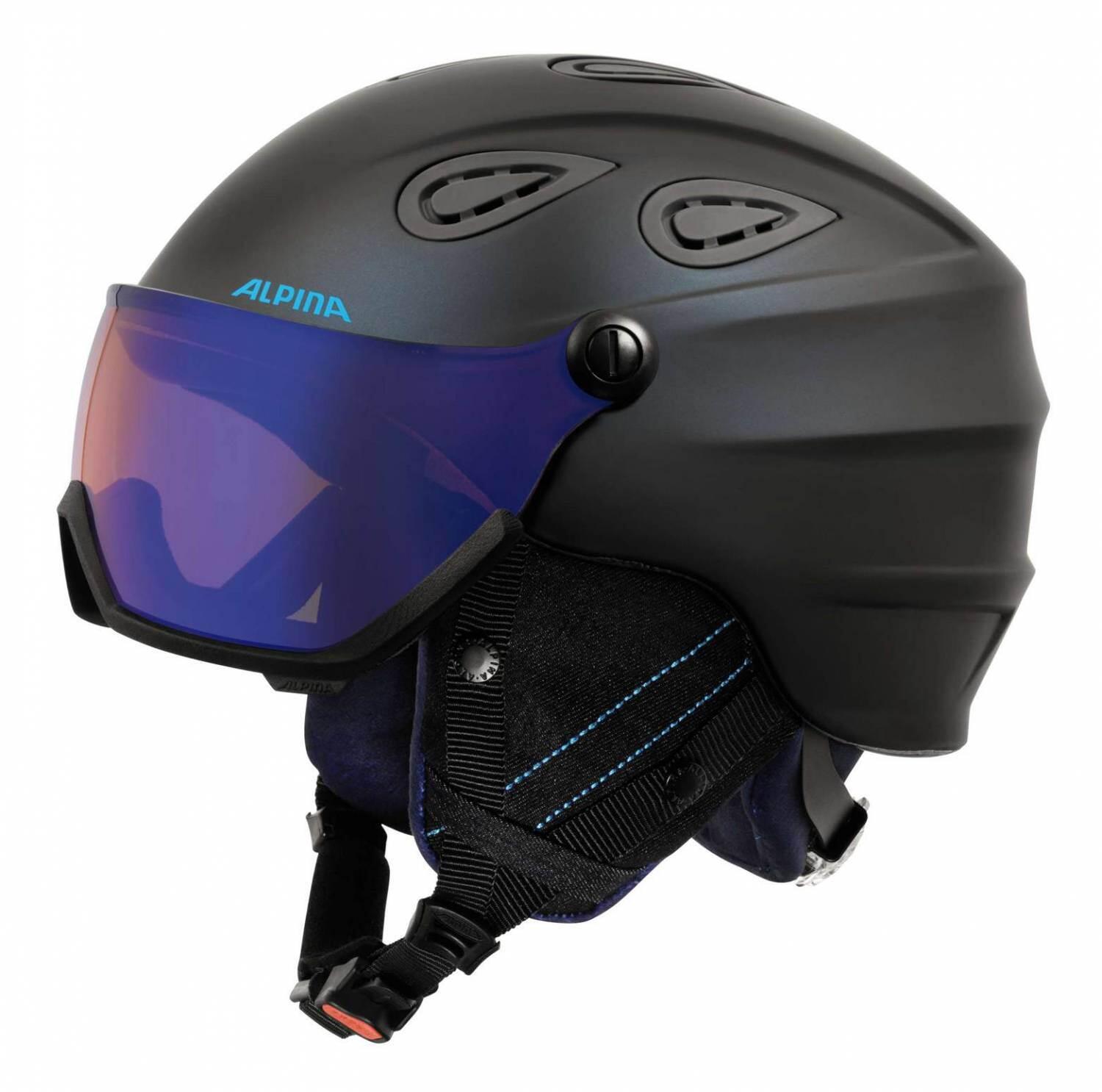 4003692242259 - Grap Visor HM Skihelm (54-57 cm 81 nightblue denim matt)