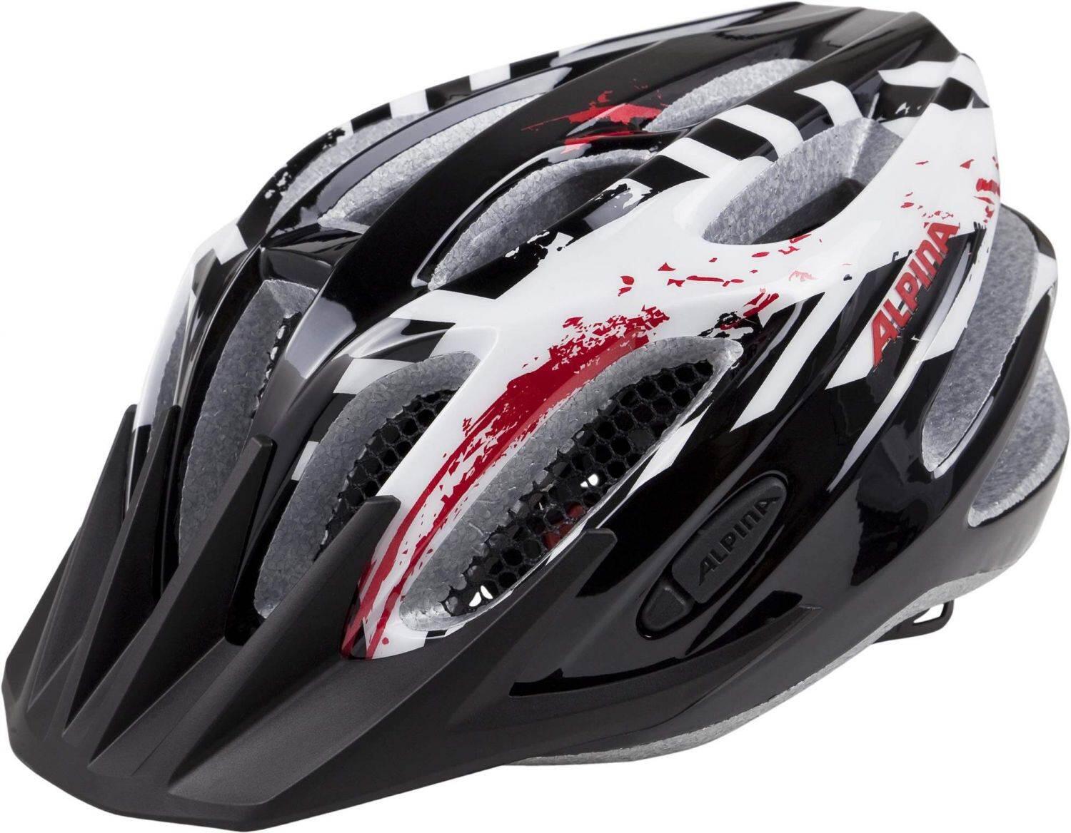 4003692280299 - Radhelm Tour 20 (Größe 58-62 cm 35 black white red)