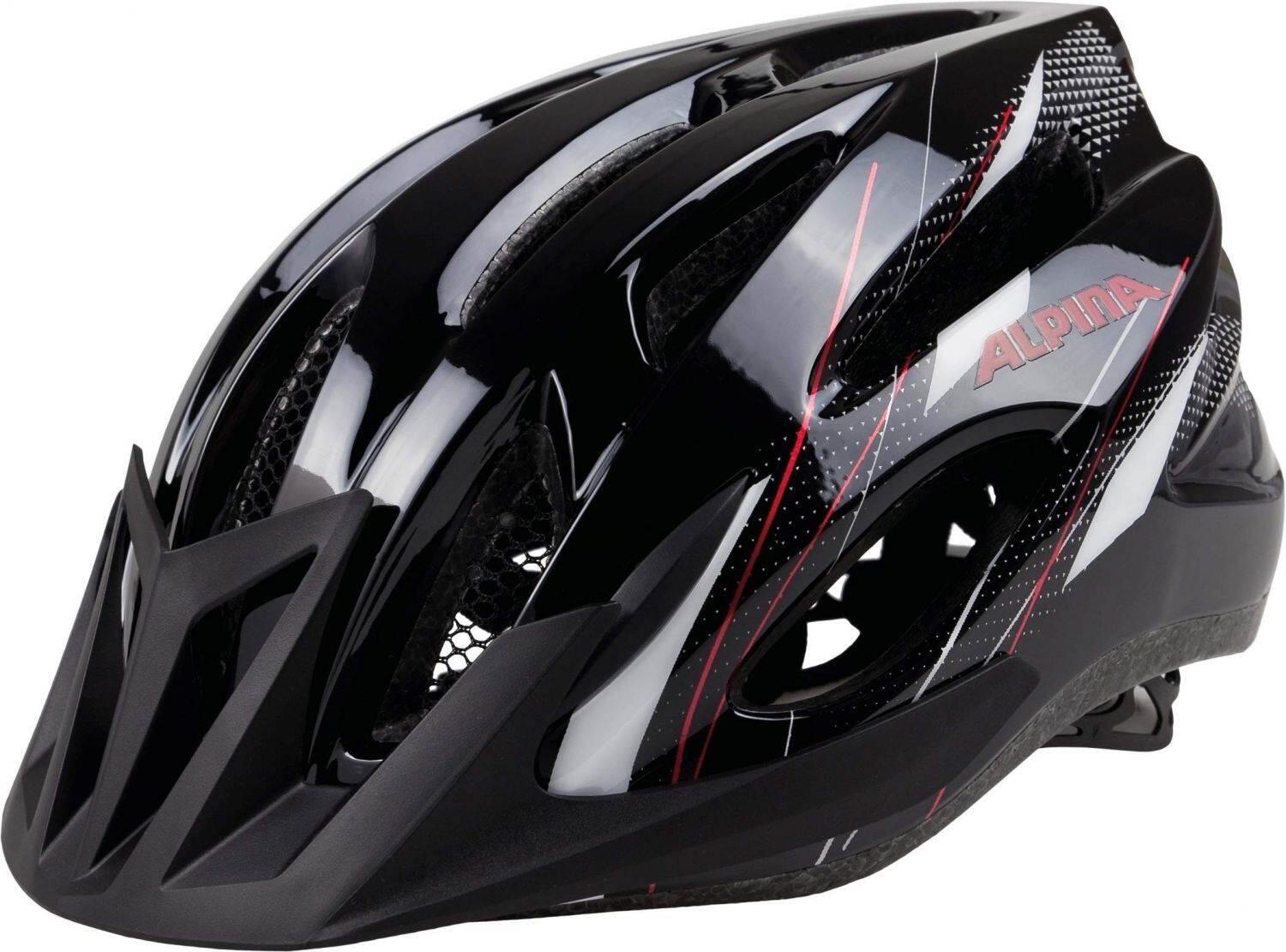 4003692280350 - MTB 17 Fahrradhelm (Größe 58-61 cm 31 black white red)