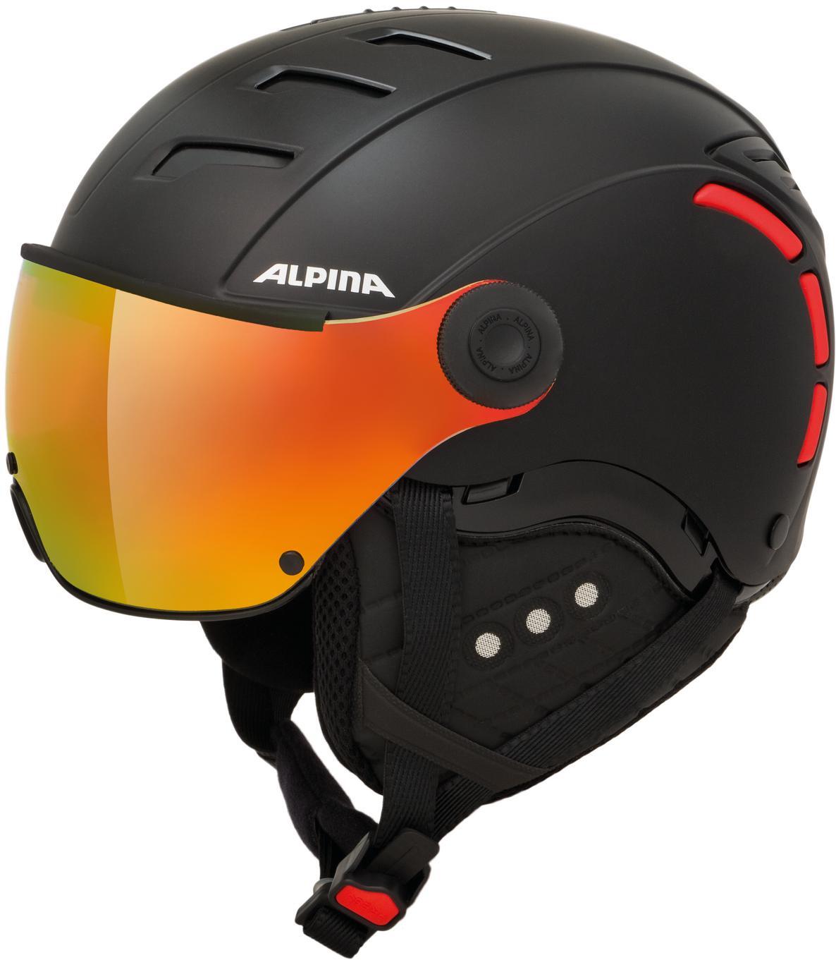 4003692282286 - Jump 20 QuattroVarioflex MM Skihelm (59-61 cm 30 black red matt)