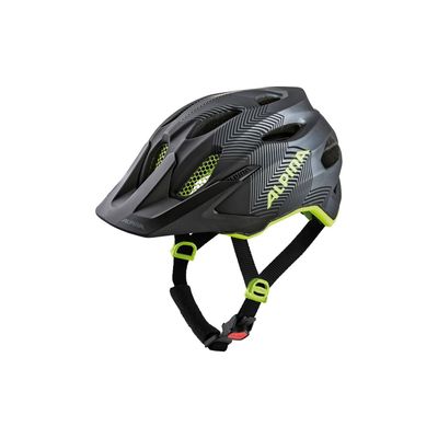 4003692285263 - Carapax Jr Fahrradhelm (Größe 51-56 cm 32 black neon yellow)