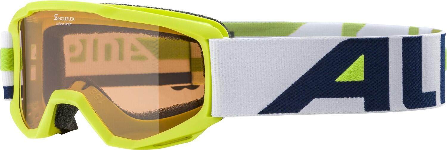 4003692289155 - Piney SH Skibrille (Farbe 471 lime matt Scheibe SINGLEFLEX (S2))