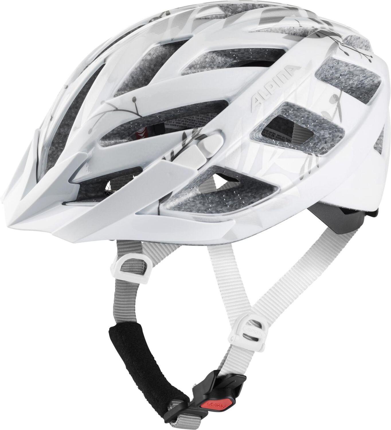 4003692294685 - Panoma 20 Fahrradhelm (Größe 52-57 cm 13 white silver leafs)