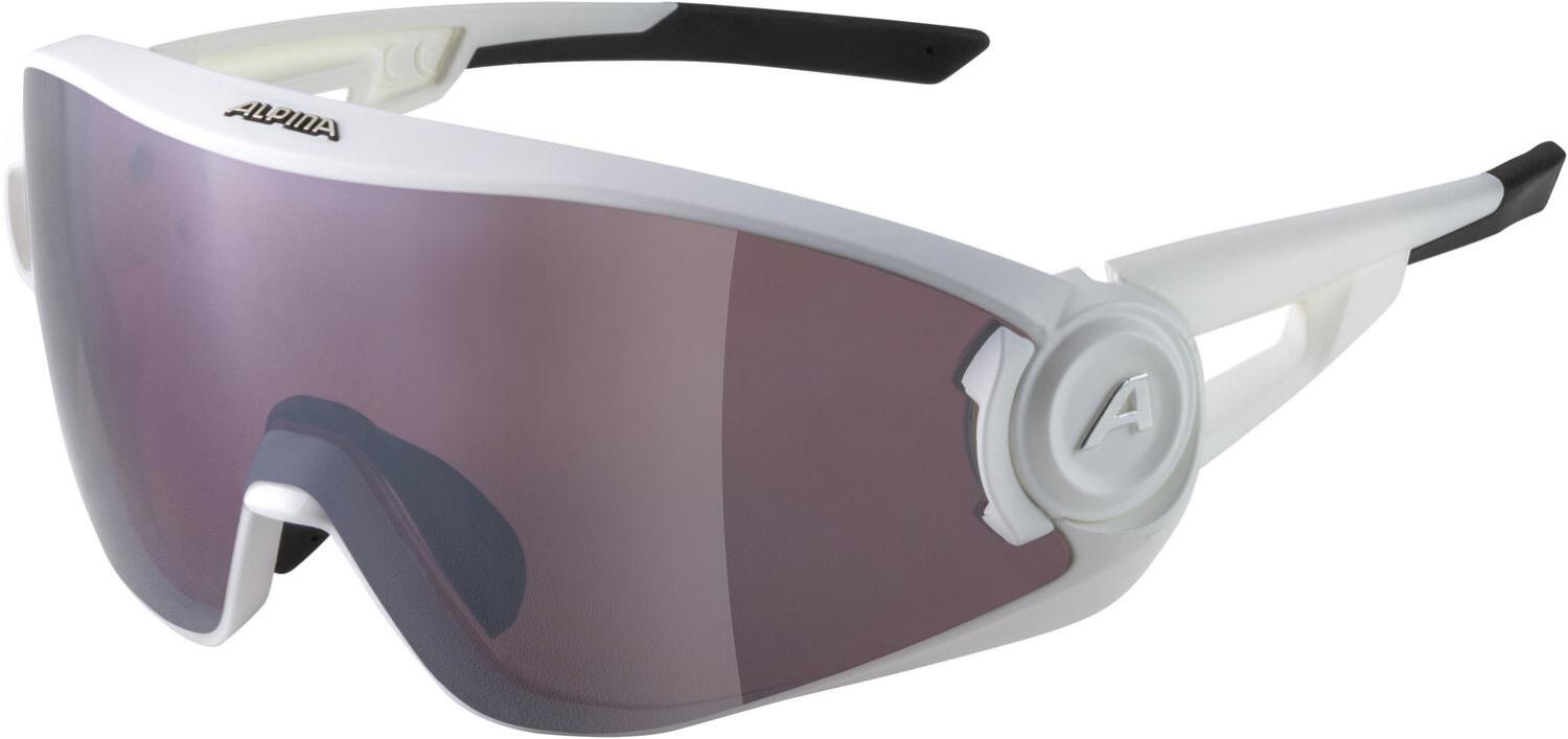 4003692299444 - 5W1NG Q+CM Sportbrille (Farbe 510 white matt Quattroflex+CM Scheibe red mirror (S3))