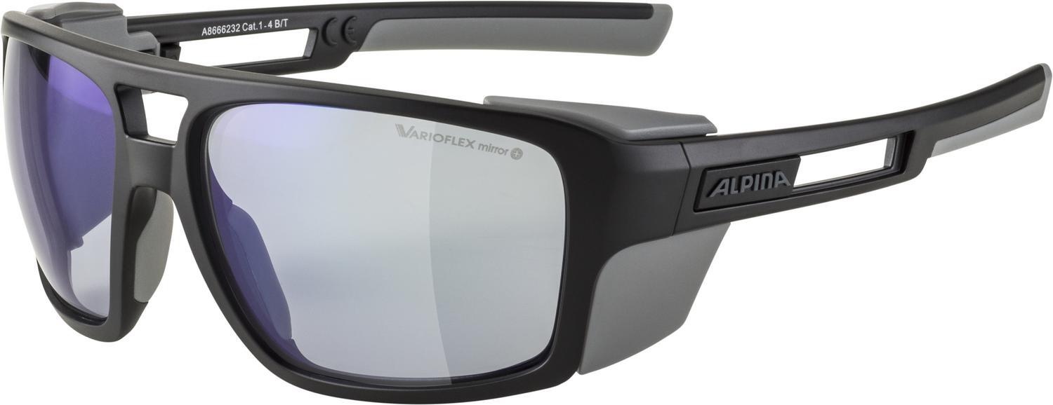 4003692301987 - Skywalsh VLM+ Sportbrille (Farbe 232 black grey matt Varioflex Scheibe blue mirror (S1-4))