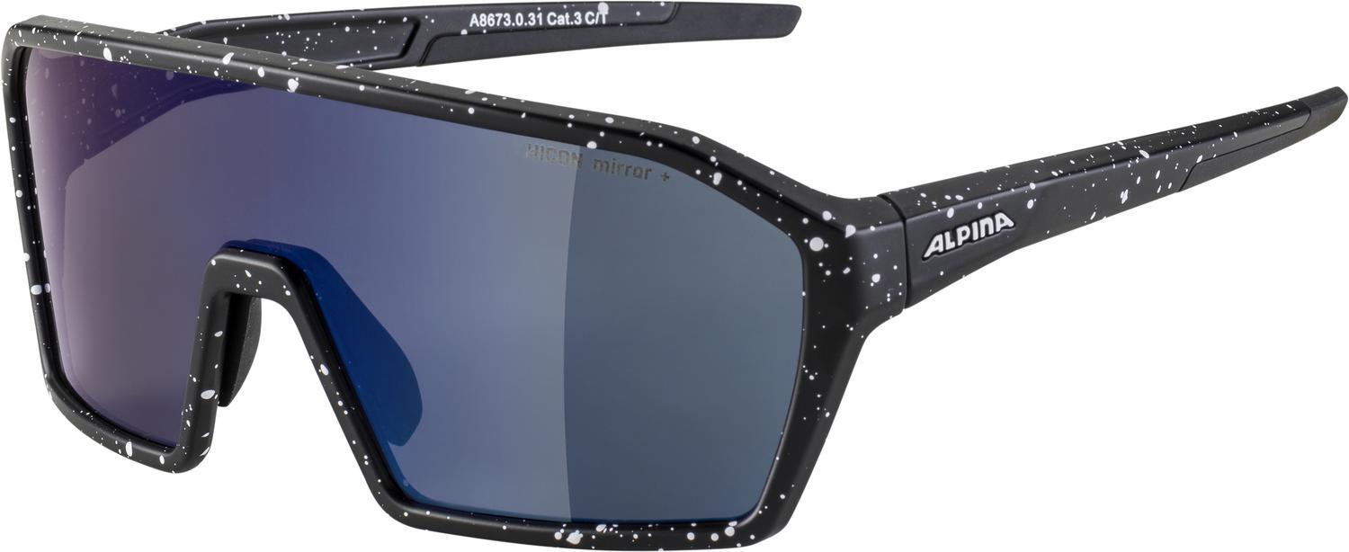 4003692303844 - RAM Q-Lite Sportbrille (Farbe 031 black blue matt Scheibe Q-Lite blue mirror (S3))