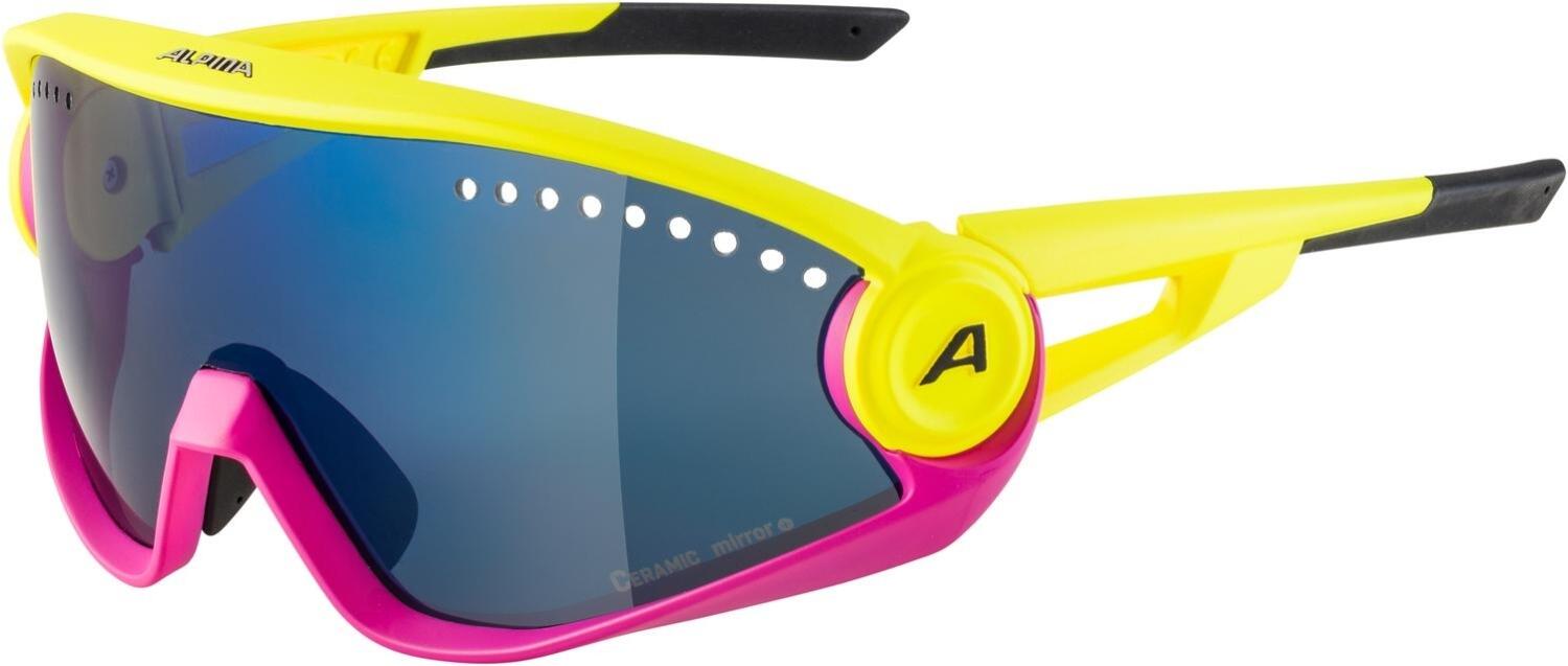 4003692304926 - 5W1NG CM+ Sportbrille (Farbe 341 pineapple magenta Ceramic Mirror Scheibe blue mirror (S3))