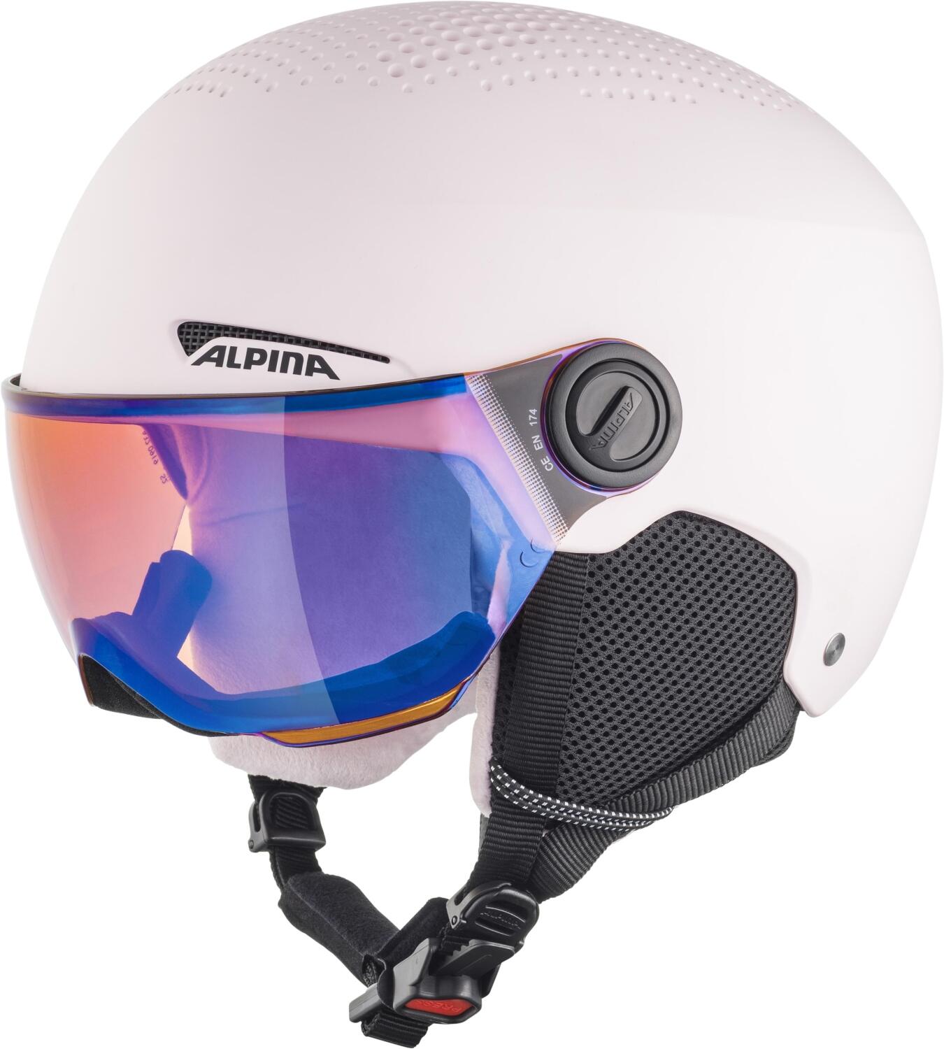 4003692306043 - - Kids Zupo Visor Quattroflex Mirror Lite S2 - Skihelm Gr 54-58 cm weiß