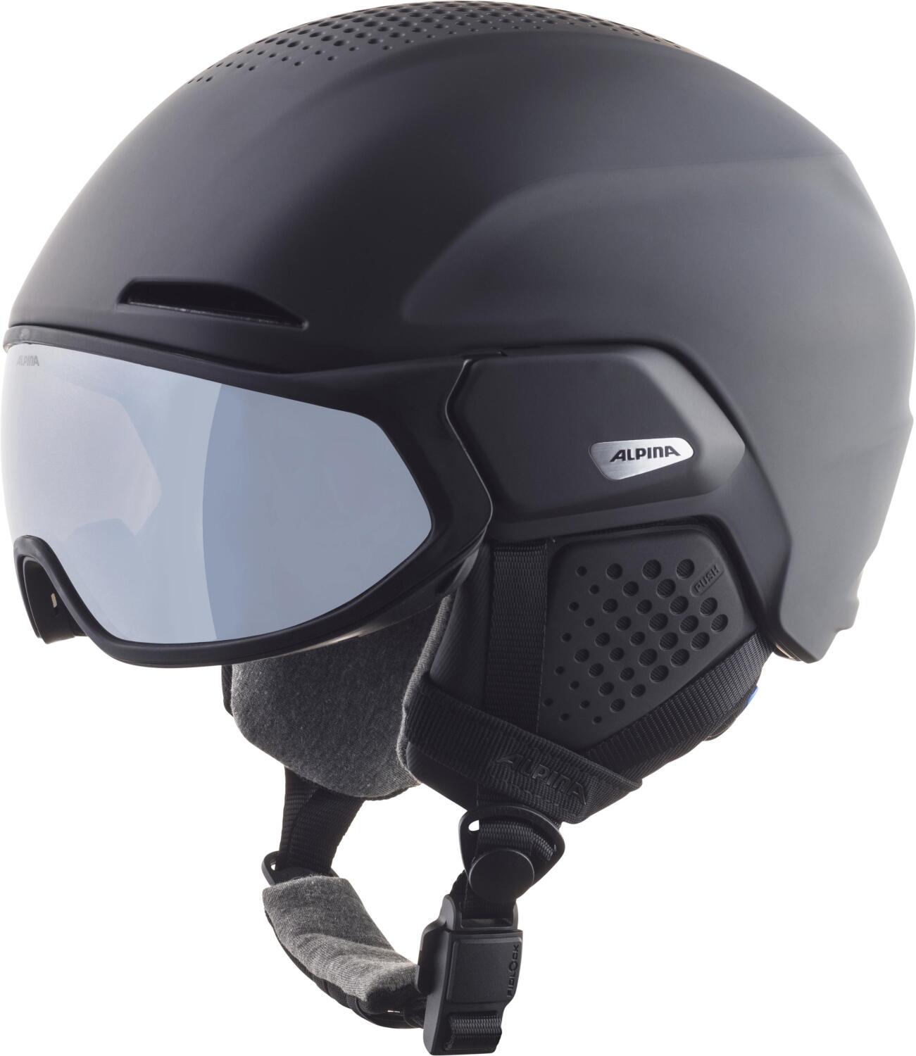 4003692306319 - Alto Q-Lite Visier Skihelm (Größe 55-59 cm 30 black matt)