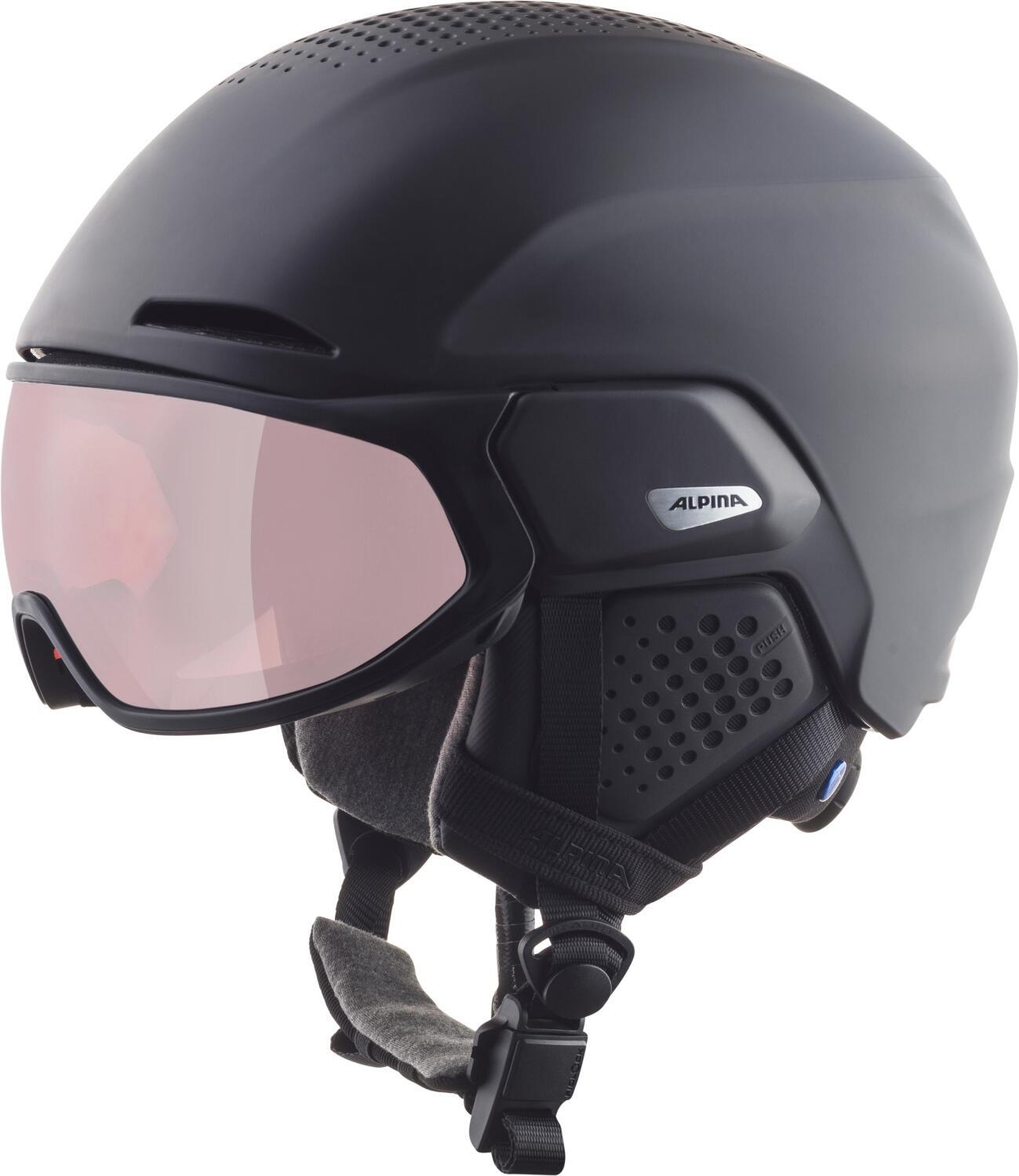 4003692306425 - Alto QV Visier Skihelm (Größe 51-55 cm 30 black matt (S2-3))