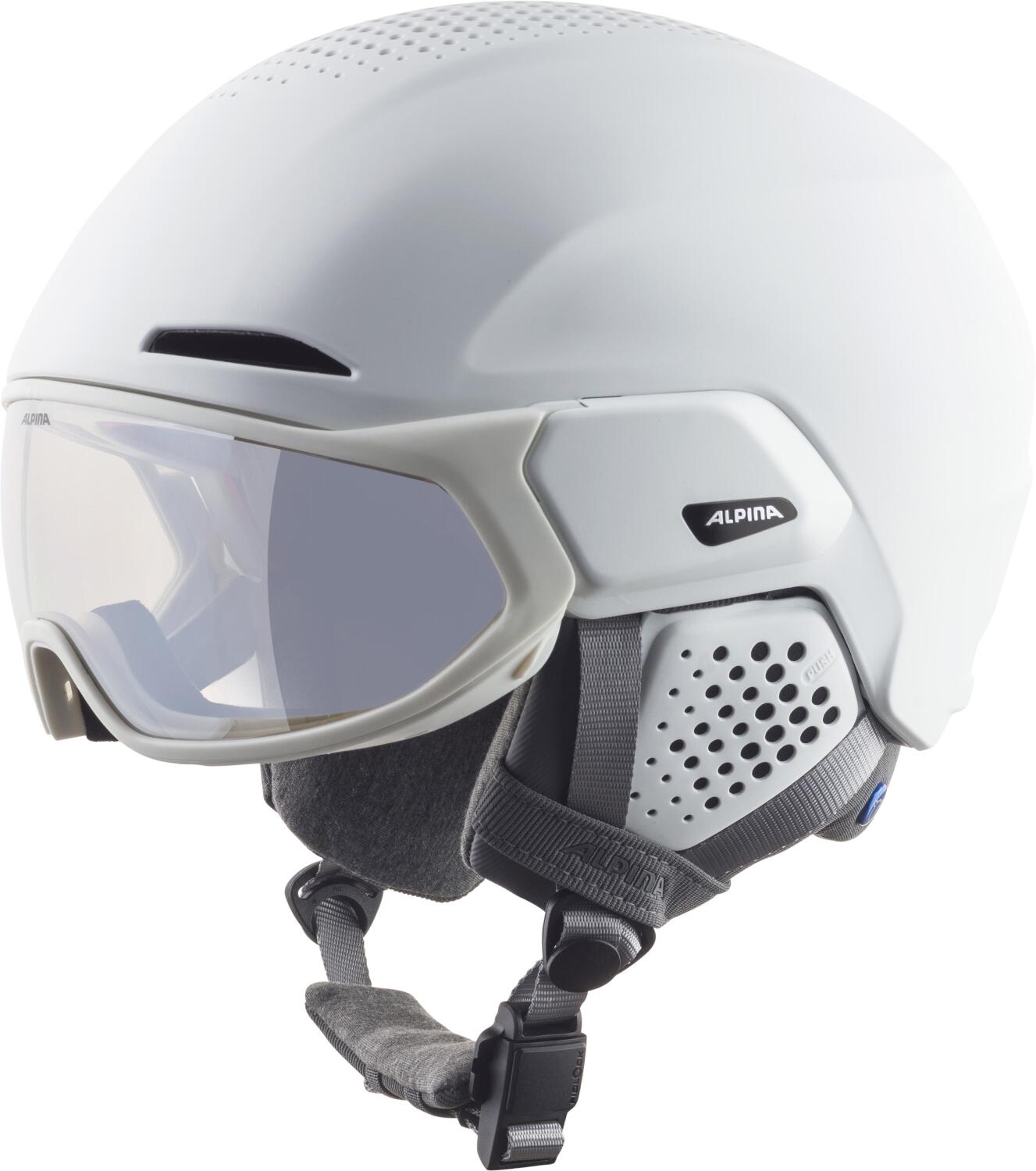 4003692306579 - Alto Varioflex Visier Skihelm (Größe 55-59 cm 10 white matt)