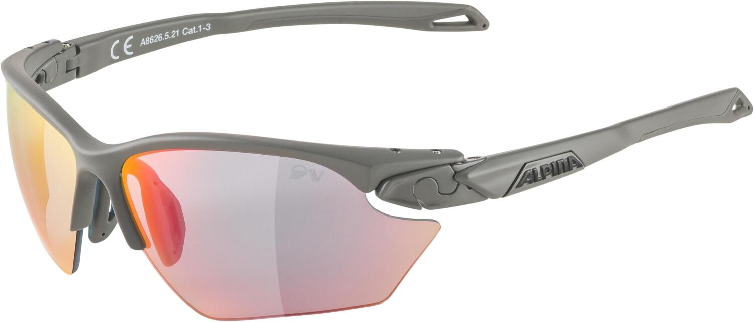 4003692309433 - Twist Five HR small QVM Sportbrille (Farbe 521 moon grey matt Scheibe QuattroVarioflex rainbow mirror (S1-3))