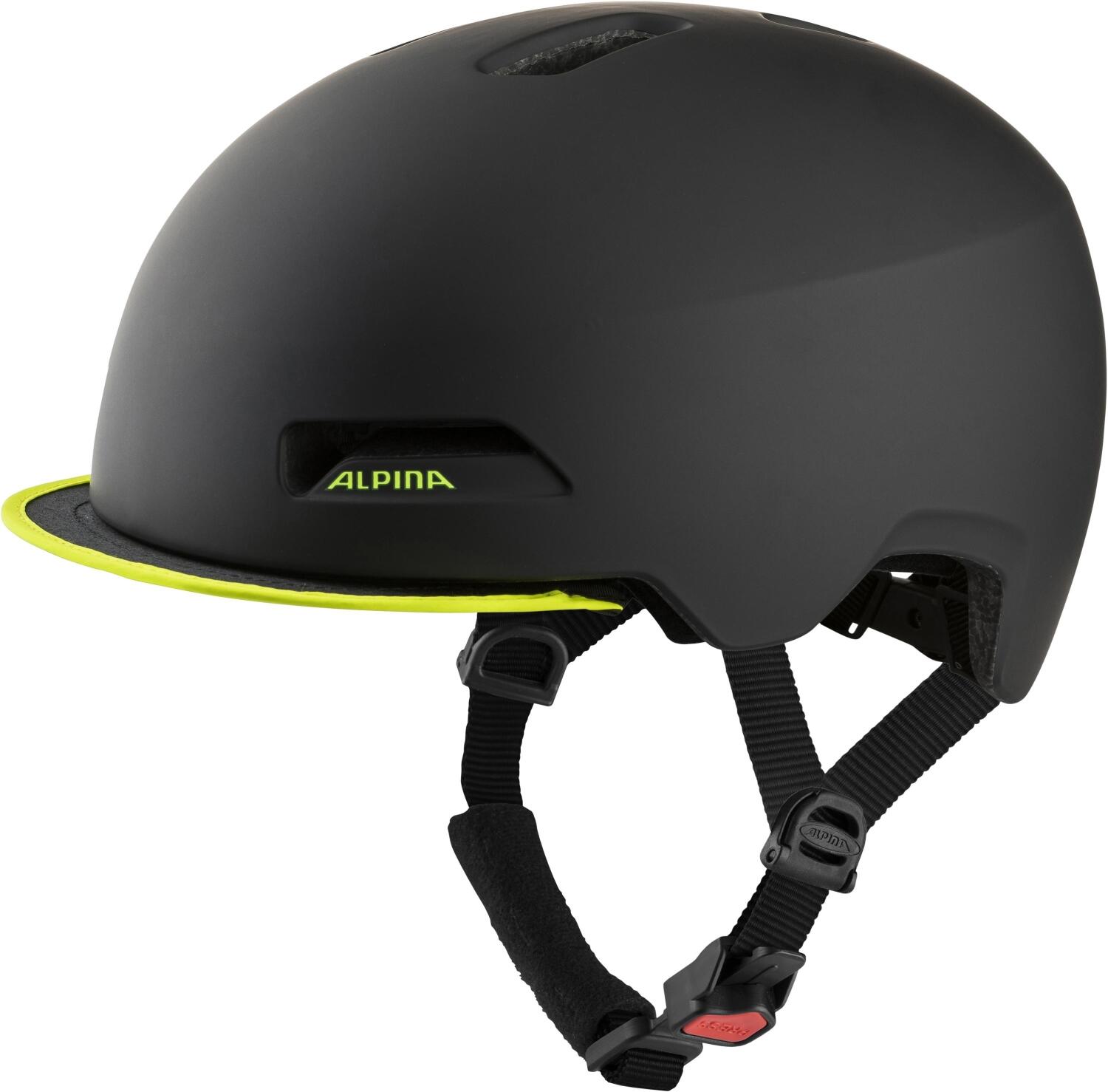 4003692310293 - Brooklyn Fahrradhelm (Größe 57-61 cm 33 black neon yellow matt)