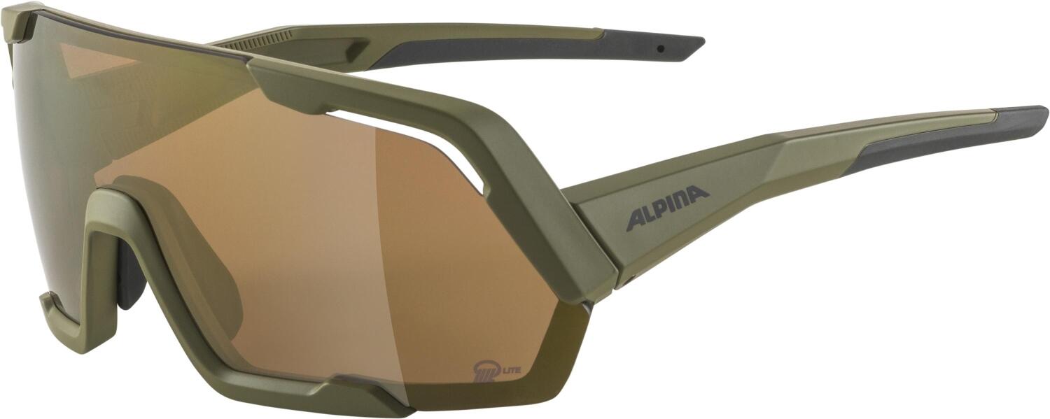 4003692311382 - Rocket Q-Lite Sportbrille (Farbe 071 olive matt Scheibe bronce mirror (S3))