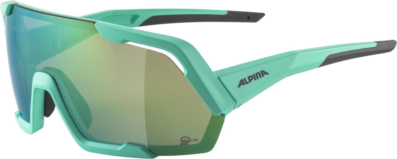 4003692311405 - Rocket Q-Lite Sportbrille (Farbe 072 turquoise matt Scheibe green mirror (S3))