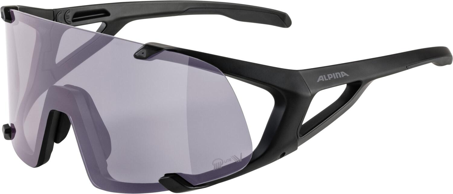 4003692311535 - Hawkeye Q-Lite Varioflex Sportbrille (Farbe 131 black matt Scheibe Q-Lite Varioflex purple (S1-3))