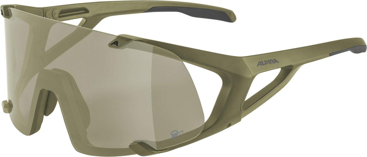 4003692311566 - Hawkeye Q-Lite Sportbrille (Farbe 071 olive matt Scheibe silver mirror (S3))