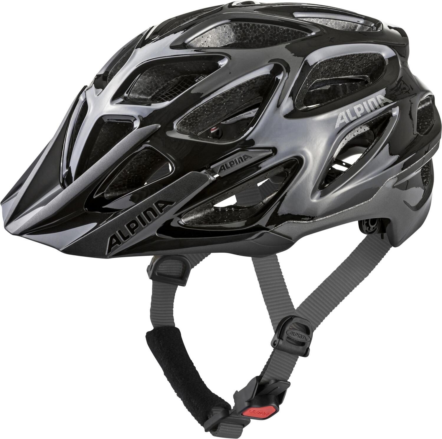 4003692313157 - Fahrradhelm Thunder 30 (Größe 52-57 cm 31 black anthracite gloss)