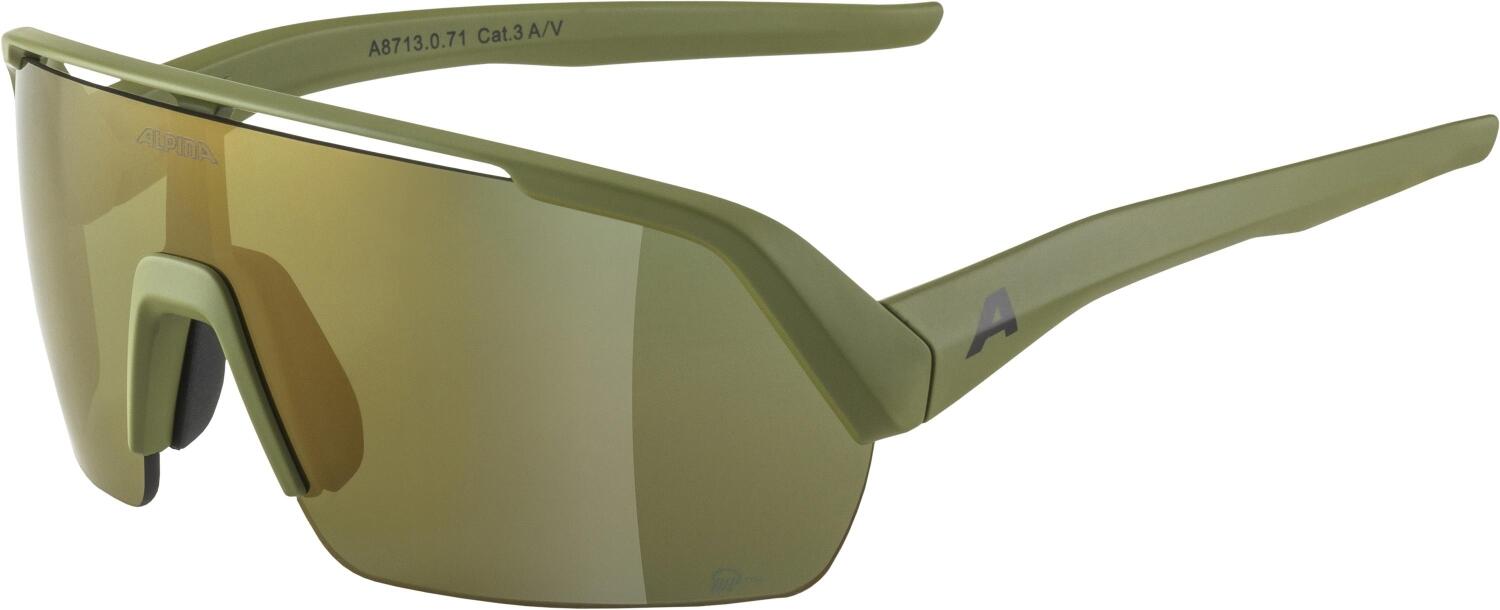 4003692314819 - Turbo HR Q-Lite Sportbrille (Farbe 071 olive matt Scheibe Q-Lite bronce mirror (S3))