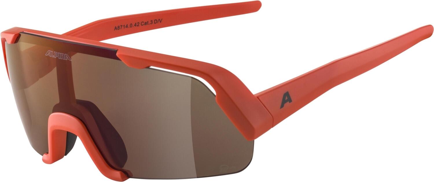 4003692316004 - Rocket Youth Q-Lite Sportbrille (Farbe 042 pumkin orange matt Scheibe Q-Lite red mirror (S3))