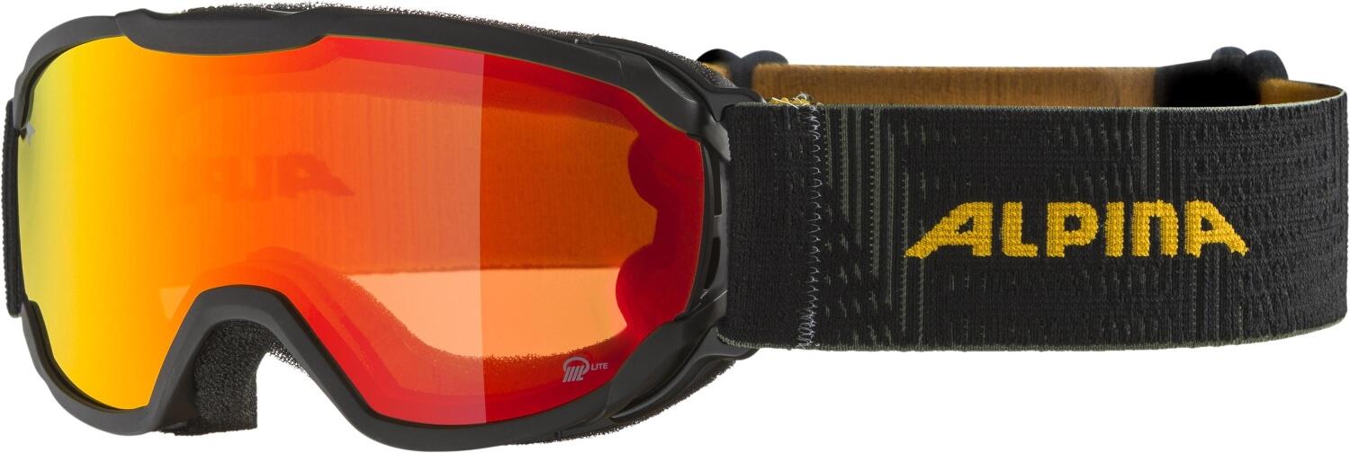 4003692317735 - Pheos Junior Mirror Skibrille (Farbe 842 black yellow matt Scheibe Q-Lite orange (S2))