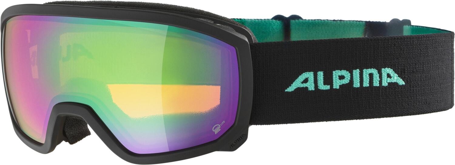 4003692317841 - Scarabeo Junior Brillentäger Skibrille HM (Farbe 872 black aqua matt Scheibe Quattroflex Lite green (S2))