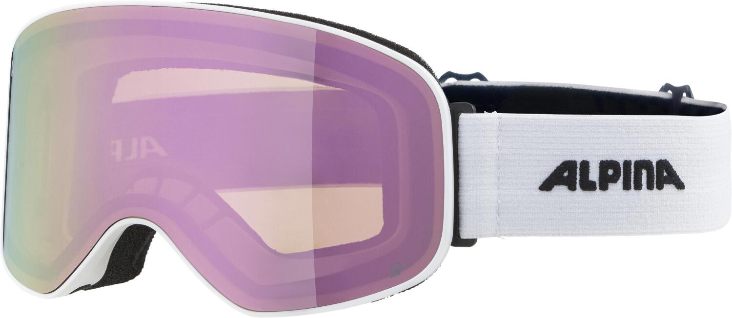 4003692318817 - Slope Q-Lite Skibrille (Farbe 811 white matt Scheibe Q-Lite rose)