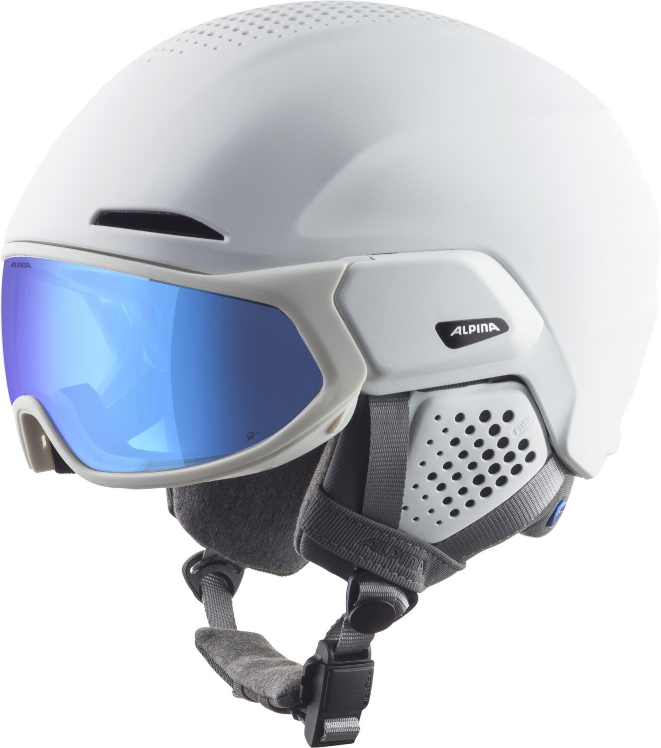 4003692320995 - Alto Q-Lite Visier Skihelm (Größe 55-59 cm 11 white matt (blue))