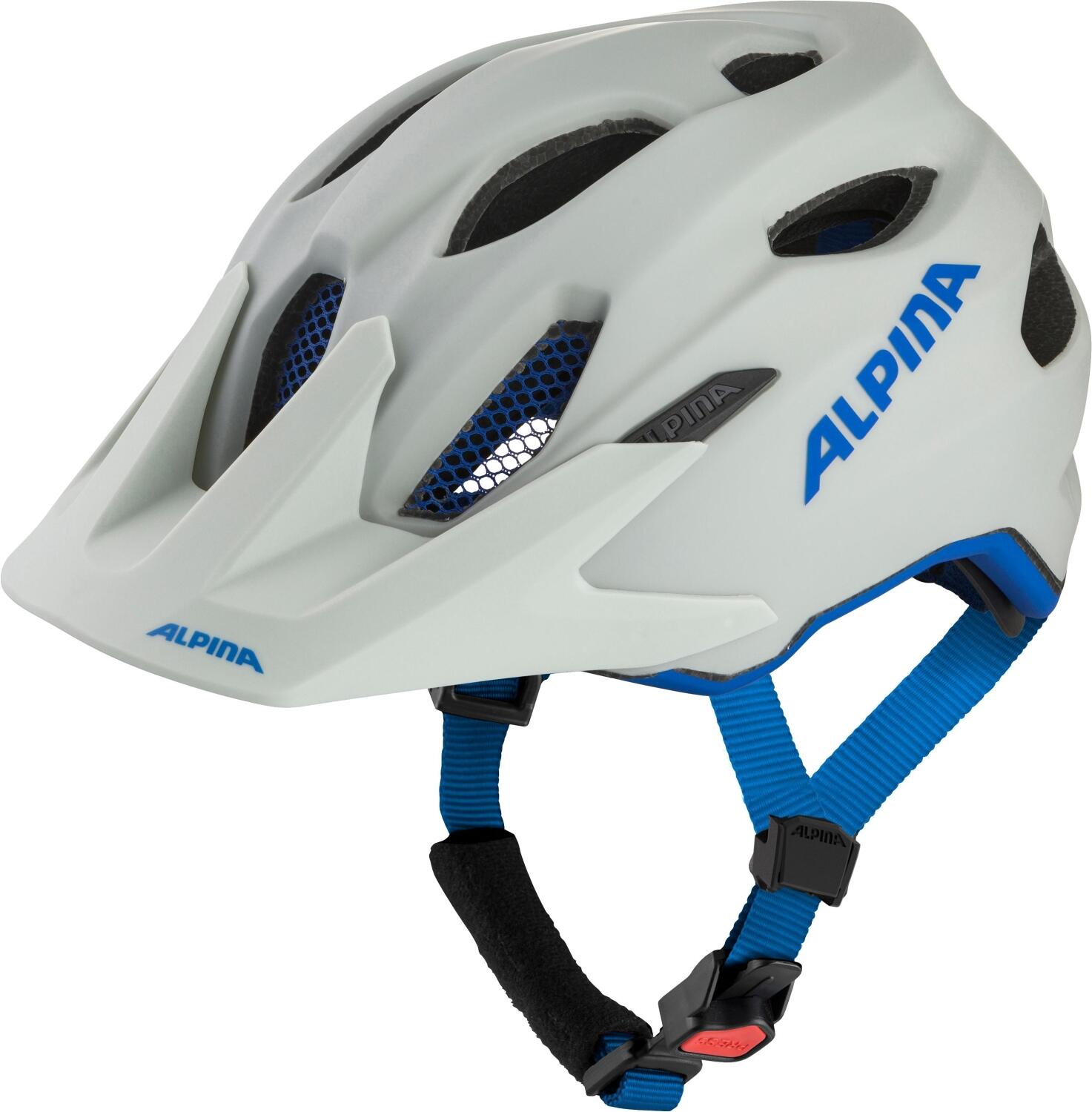 4003692322104 - Carapax Jr Fahrradhelm (51-56 cm 86 smoke grey blue matt)