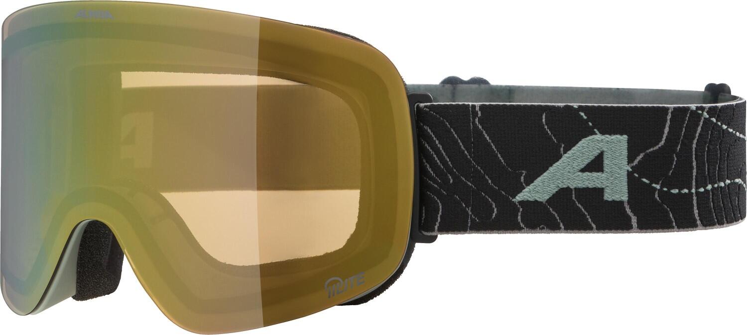 4003692324917 - Penken Q-Lite Skibrille (871 willow green matt Scheibe Q-Lite mirror gold (S2))